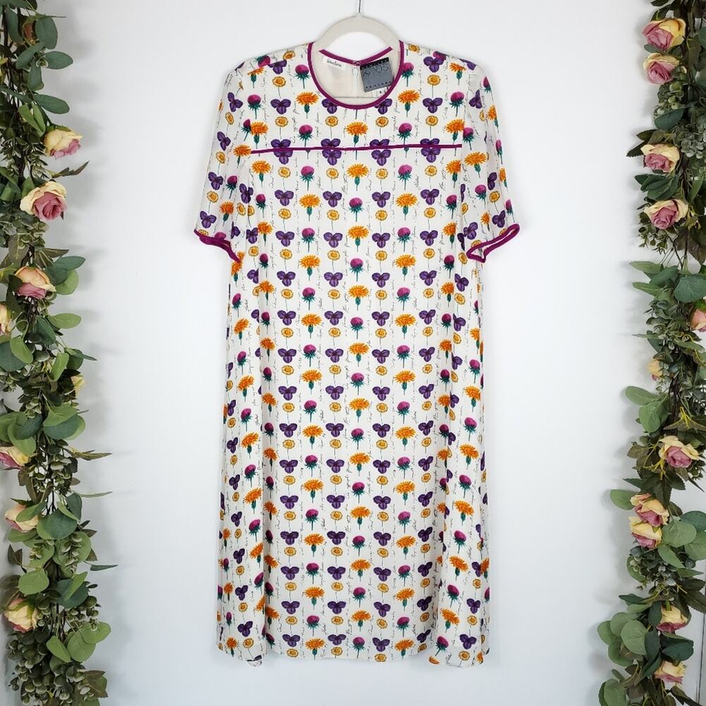 Vintage Koos De Wilde Floral Dress
